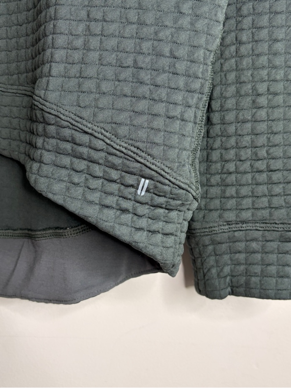 NOBULL Forest Green Waffle-Knit Crewneck Sweater Small - Picture 5 of 8